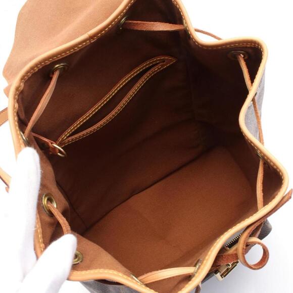 LOUIS VUITTON Brown Monogram Leather Backpack - Picture 4 of 10